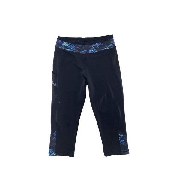 Huntworth Women’s Black‎ Cropped Active Pants Size Medium - Picture 3 of 10